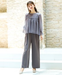 【Lily Calin】チュールレイヤードパンツ ドレス