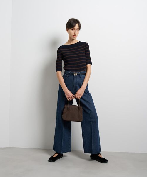 LANVIN en Bleu(ランバンオンブルー)の「ミニスクエアバッグ(トートバッグ・レディース・ブラック/ブラウン・FREE)」の5枚目の写真