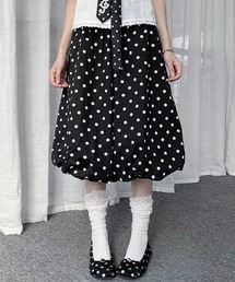 ポルカドットバルーンキュロット