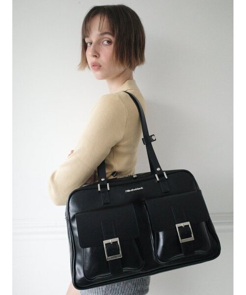 FILLINTHEBLANK(フィルインザブランク)の「PK Shoulder Bag (black)(ショルダーバッグ・レディース・その他・FREE)」の2枚目の写真