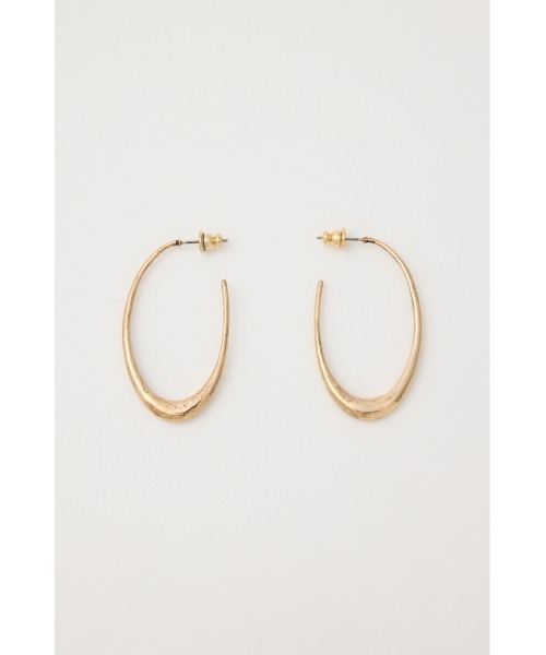 LAGUA GEM(ラグアジェム)の「ELLIPSE HOOP ピアス(ピアス(両耳用)・レディース・ゴールド/シルバー・FREE)」の2枚目の写真