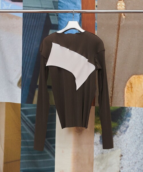 kotohayokozawa(コトハヨコザワ)の「【kotohayokozawa/コトハヨコザワ】todo WAVE TOP *LONG SLEEVE/todoウェーブトップロングスリーブ(Tシャツ/カットソー・レディース・ブラック/ブラウン/グレー・FREE)」の20枚目の写真