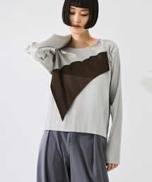【kotohayokozawa/コトハヨコザワ】todo WAVE TOP *LONG SLEEVE/todoウェーブトップロングスリーブ