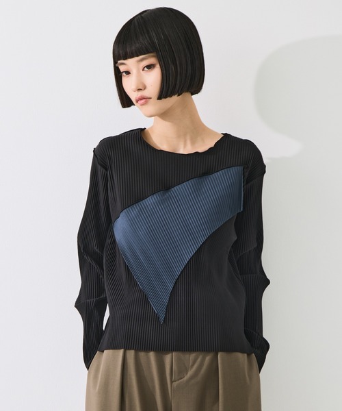 kotohayokozawa(コトハヨコザワ)の「【kotohayokozawa/コトハヨコザワ】todo WAVE TOP *LONG SLEEVE/todoウェーブトップロングスリーブ(Tシャツ/カットソー・レディース・ブラック/ブラウン/グレー・FREE)」の11枚目の写真