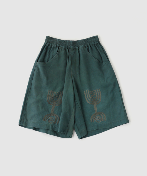 JOURNAL STANDARD(ジャーナルスタンダード)の「potato head / ポテトヘッド LONG SHORTS "SEEDS OF LIFE"(その他パンツ・メンズ・カーキ・MEDIUM/LARGE)」の1枚目の写真