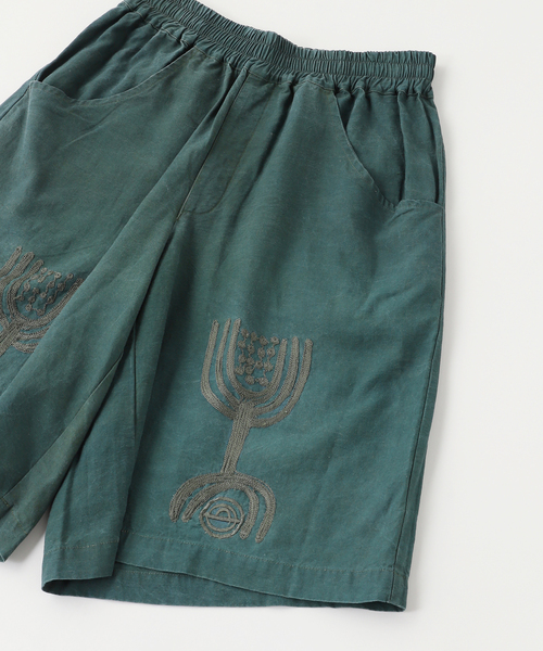 JOURNAL STANDARD(ジャーナルスタンダード)の「potato head / ポテトヘッド LONG SHORTS "SEEDS OF LIFE"(その他パンツ・メンズ・カーキ・MEDIUM/LARGE)」の3枚目の写真