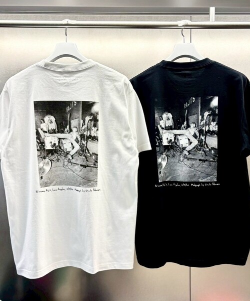 +81BRANCA(ハチイチブランカ)の「【+81BRANCA/ハチイチブランカ 】Charles Peterson-Kurt cobain PHOTO tee / カート・コバーン / フォトTシャツ / ユニセックス(Tシャツ/カットソー・メンズ・ホワイト系その他/ブラック/ホワイト系その他2・フリー)」の4枚目の写真