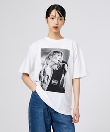 ＋81BRANCA（ハチイチブランカ）の「【+81BRANCA/ハチイチブランカ 】Charles Peterson-Kurt cobain PHOTO tee / カート・コバーン / フォトTシャツ / ユニセックス（Tシャツ/カットソー）」