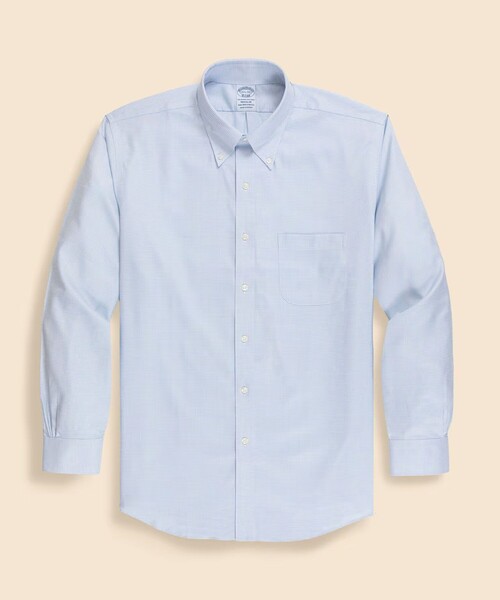 BROOKS BROTHERS(ブルックスブラザーズ)の「ストレッチドビー ミニウィンドウペイン ドレスシャツ Regular Fit(シャツ/ブラウス・メンズ・ブルー・14 1/2-31/14 1/2-32/15-31/15-32/15-33/15 1/2-31/15 1/2-32/15 1/2-33/16-31/16-32/16-33/16 1/2-32/16 1/2-33/16 1/2-34/17-32/17-33/17-34/17 1/2-34)」の2枚目の写真