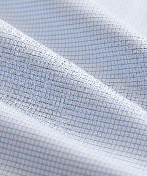 BROOKS BROTHERS(ブルックスブラザーズ)の「ストレッチドビー ミニウィンドウペイン ドレスシャツ Regular Fit(シャツ/ブラウス・メンズ・ブルー・14 1/2-31/14 1/2-32/15-31/15-32/15-33/15 1/2-31/15 1/2-32/15 1/2-33/16-31/16-32/16-33/16 1/2-32/16 1/2-33/16 1/2-34/17-32/17-33/17-34/17 1/2-34)」の4枚目の写真