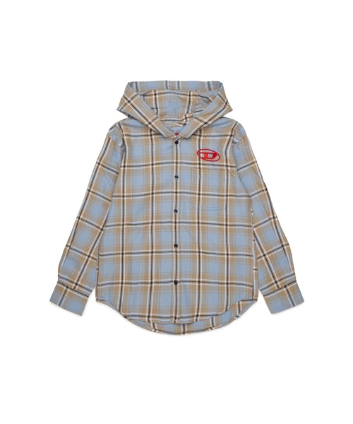 DIESEL ストライプ ベアトップ XS DIESEL｜ディーゼルのトップス（ブルー・ネイビー/青色系・チェック柄