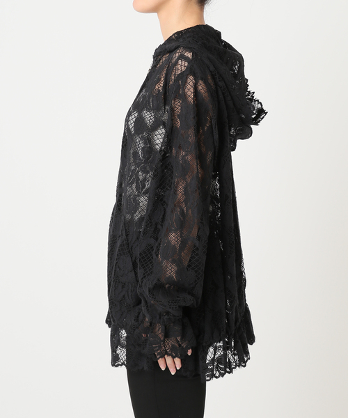 JOURNAL STANDARD(ジャーナルスタンダード)の「【SALLY VINTAGE × JOURNAL STANDARD】SALLY LACE FOODY(その他アウター・レディース・ブラック/ホワイト・FREE)」の11枚目の写真