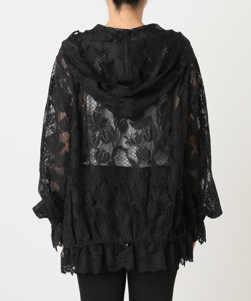 JOURNAL STANDARD(ジャーナルスタンダード)の「【SALLY VINTAGE × JOURNAL STANDARD】SALLY LACE FOODY(その他アウター・レディース・ブラック/ホワイト・FREE)」の12枚目の写真