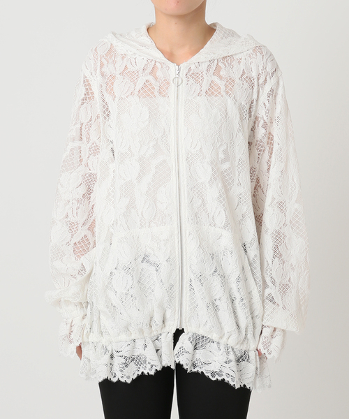 JOURNAL STANDARD(ジャーナルスタンダード)の「【SALLY VINTAGE × JOURNAL STANDARD】SALLY LACE FOODY(その他アウター・レディース・ブラック/ホワイト・FREE)」の18枚目の写真