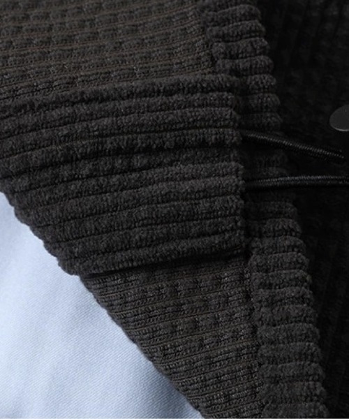 U:UME(ユーム)の「Fake Two Drawstring Shirt Jacket(その他アウター・メンズ・ブラック・X-LARGE/LARGE/MEDIUM/SMALL)」の6枚目の写真