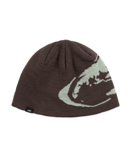 セール】OVAL GLOBE BEANIE brown（ニットキャップ/ビーニー）｜LMC