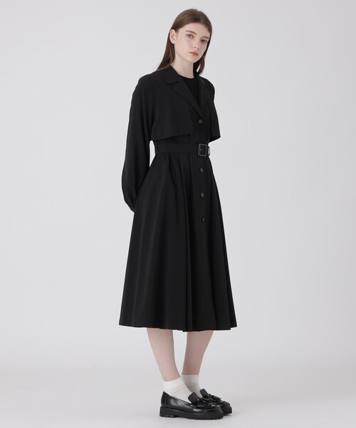 ストレッチツイルドレスコート（トレンチコート）｜BLUE LABEL
