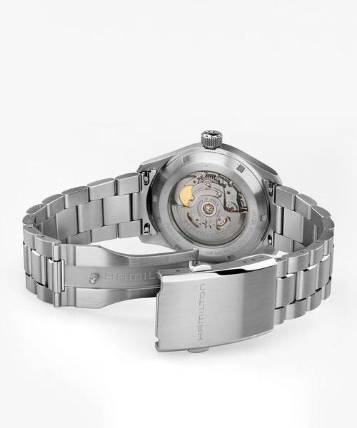 HAMILTON（ハミルトン）の「HAMILTON [ハミルトン] 腕時計 Khaki Field （カーキ フィールド） Murph 自動巻き 38MM ブルー×シルバー（アナログ腕時計・メンズ・ブルー・FREE）」の7枚目の写真