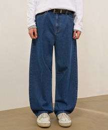 ROUJE PARIS カーブデニムパンツ (INDIGO)