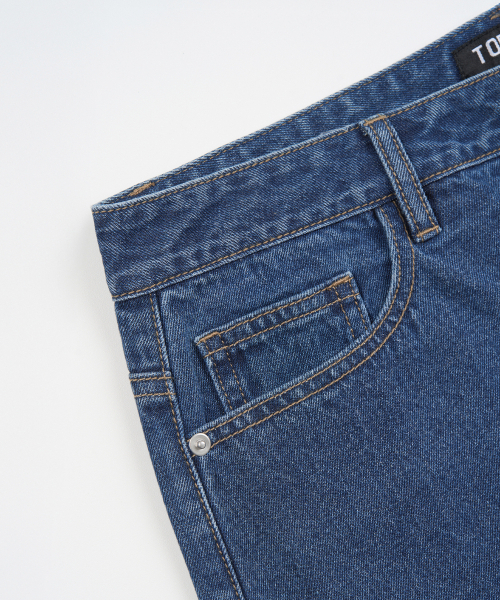 TOFFEE（トフィー）の「ROUJE PARIS カーブデニムパンツ (INDIGO)（デニムパンツ・メンズ・その他・SMALL/MEDIUM/LARGE/X-LARGE）」の6枚目の写真