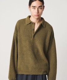 MONKEY TIME（モンキータイム）の「ループヤーン プレーティング ポロシャツ（ニット/セーター）」