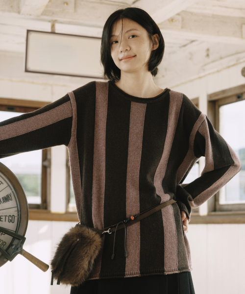 OHESHIO（オヘシオ）の「BEADS FUR MINI BAG, BROWN（ショルダーバッグ・レディース・その他・FREE）」の8枚目の写真