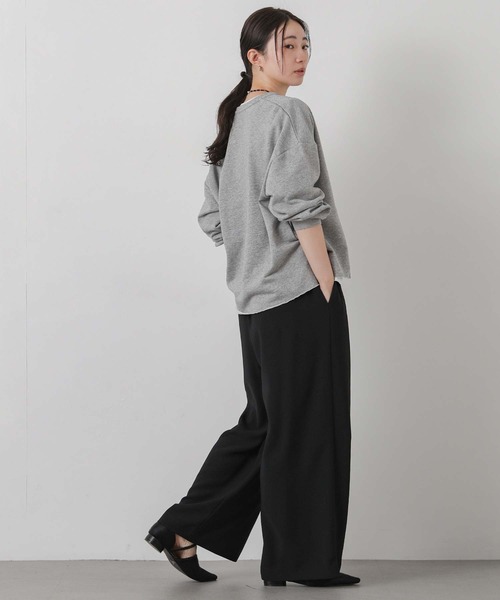Gready Brilliant(グレディブリリアン)の「裏毛キーネックカットソー(その他トップス・レディース・トップグレー/モカ・38)」の13枚目の写真