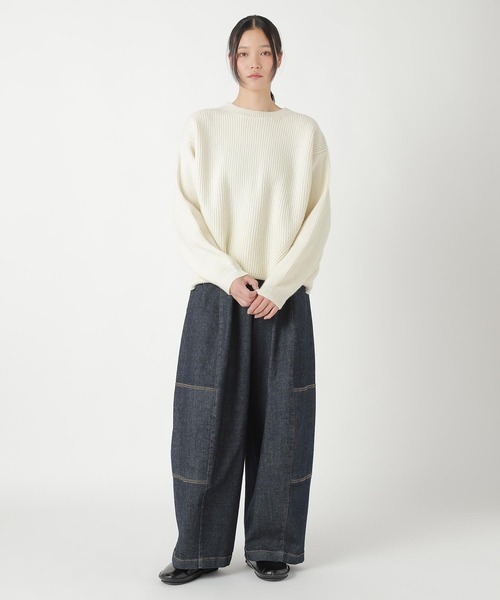 ZUCCa(ズッカ)の「HYPER STRETCH DENIM / パンツ(その他パンツ・レディース・ネイビー・XL/M size)」の3枚目の写真