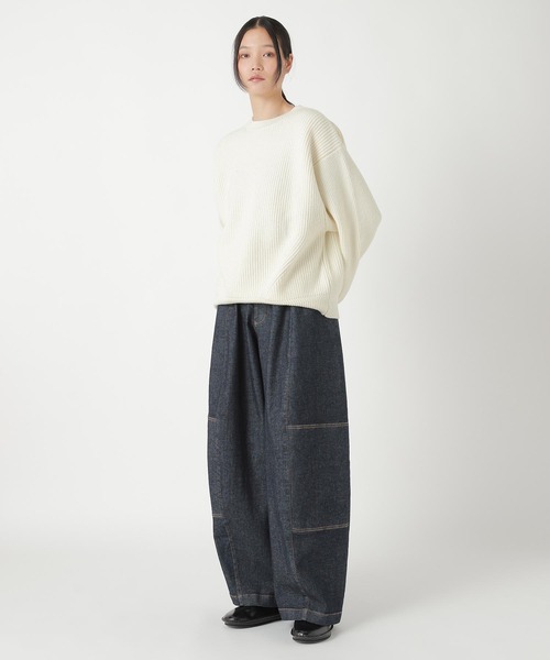 ZUCCa(ズッカ)の「HYPER STRETCH DENIM / パンツ(その他パンツ・レディース・ネイビー・XL/M size)」の4枚目の写真