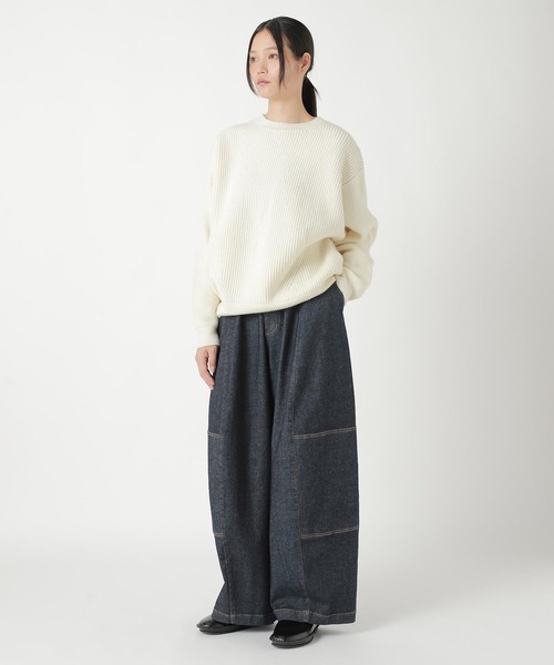 ZUCCa(ズッカ)の「HYPER STRETCH DENIM / パンツ(その他パンツ・レディース・ネイビー・XL/M size)」の5枚目の写真