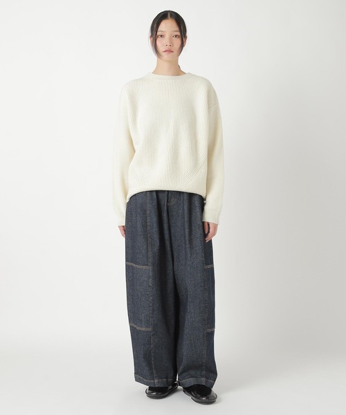 ZUCCa(ズッカ)の「HYPER STRETCH DENIM / パンツ(その他パンツ・レディース・ネイビー・XL/M size)」の2枚目の写真