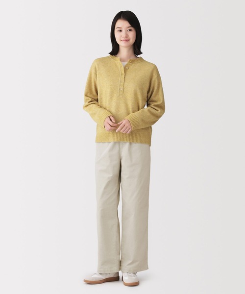 無印良品(ムジルシリョウヒン)の「婦人 ストレッチコーデュロイイージーストレートパンツ(その他パンツ・レディース・ブラック/ブルー系/ブラウン/ダークグレー/オレンジ系/オフホワイト・XS/S/L/XL/M/XXL)」の7枚目の写真