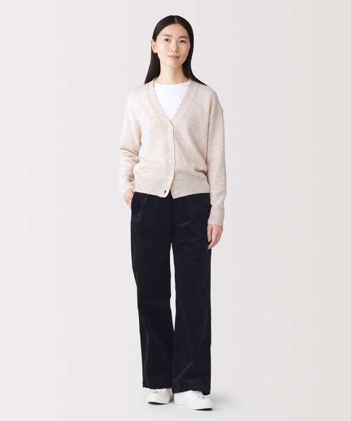 無印良品(ムジルシリョウヒン)の「婦人 ストレッチコーデュロイイージーストレートパンツ(その他パンツ・レディース・ブラック/ブルー系/ブラウン/ダークグレー/オレンジ系/オフホワイト・XS/S/L/XL/M/XXL)」の12枚目の写真