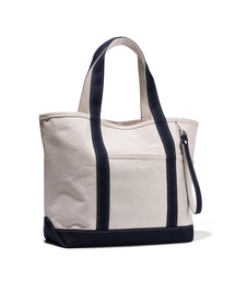 001 STANDARD TOTE-NATURAL/NAVY