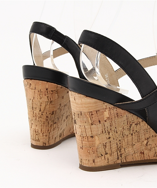 STUDIOUS（ステュディオス）の「【PARADIS COULEUR】 ウェッジソールサンダル（サンダル・レディース・ブラック/ホワイト・23/23.5）」の8枚目の写真