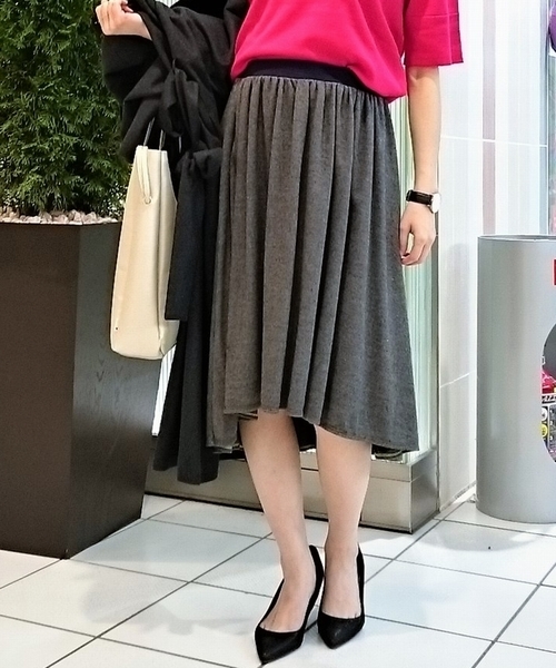 Q キュー の ふわふわテールカットスカート スカート Wear