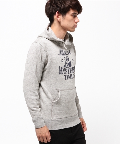 HYSTERIC GLAMOUR（ヒステリックグラマー）の「MUSIC HYSTERIC pt PK（パーカー・メンズ・ネイビー/トップグレー/ブラック・SMALL/MEDIUM/LARGE）」の11枚目の写真