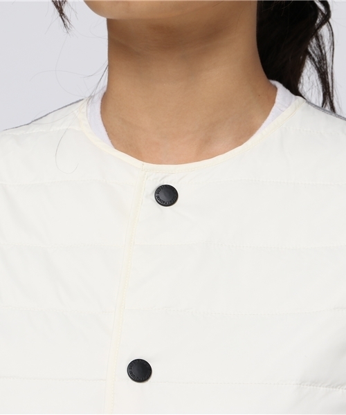 SHIPS Days（シップスデイズ）の「【SN】super natural:コンビ キルト ブルゾン（ブルゾン・レディース・ホワイト/ネイビー・X-SMALL/SMALL/MEDIUM）」の10枚目の写真