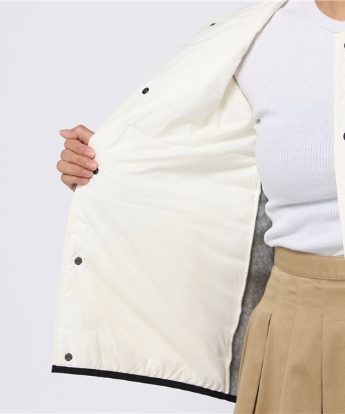 SHIPS Days（シップスデイズ）の「【SN】super natural:コンビ キルト ブルゾン（ブルゾン・レディース・ホワイト/ネイビー・X-SMALL/SMALL/MEDIUM）」の5枚目の写真