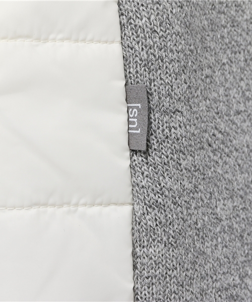 SHIPS Days（シップスデイズ）の「【SN】super natural:コンビ キルト ブルゾン（ブルゾン・レディース・ホワイト/ネイビー・X-SMALL/SMALL/MEDIUM）」の9枚目の写真