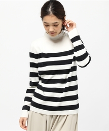 NATURAL BEAUTY BASIC | マリンボーダーニット(ニット/セーター)