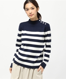 NATURAL BEAUTY BASIC | マリンボーダーニット(ニット/セーター)