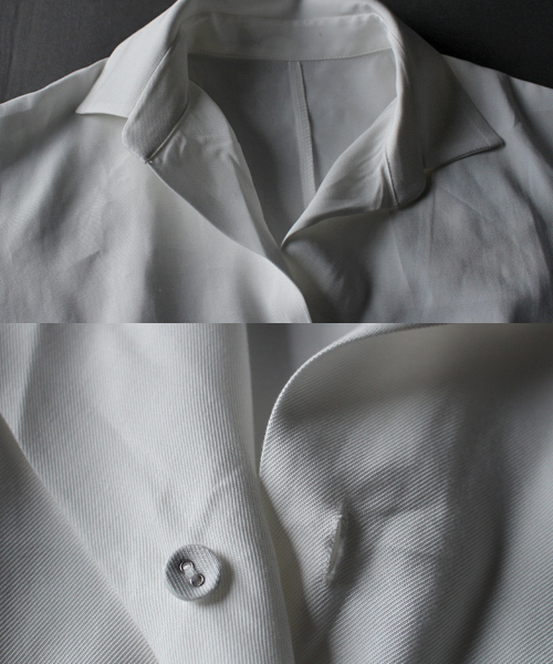 antiqua(アンティカ)の「デザインシャツトップス(シャツ/ブラウス・レディース・ホワイト・M)」の8枚目の写真