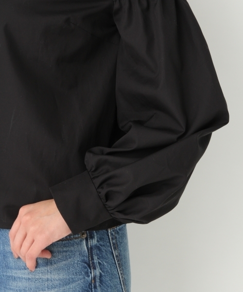 A part by(アパートバイ)の「Cフリルパフソデブラウス 751529 (シャツ/ブラウス・レディース・ブラック/ホワイト・FREE)」の11枚目の写真