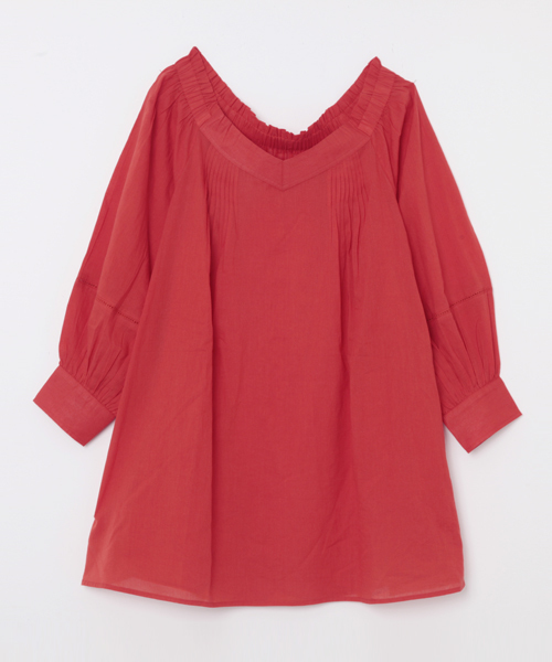 AMERICAN RAG CIE（アメリカンラグシー）の「AMERICAN RAG CIE 2WAYコットンボイル オフショルダー ブラウス【WEB限定】（シャツ/ブラウス・レディース・ブラック/ロイヤルブルー/オレンジ・FREE）」の9枚目の写真