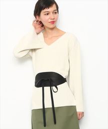 ADAM ET ROPE' | レザーリボンベルト(ベルト)