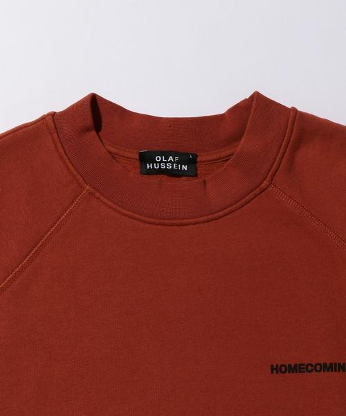 OLAF HUSSEIN（オラフハンセン）の「＜OLAF HUSSEIN＞ C/N SWEAT L/S/スウェット（スウェット・メンズ・ブラック/オレンジ・LARGE/MEDIUM）」の5枚目の写真