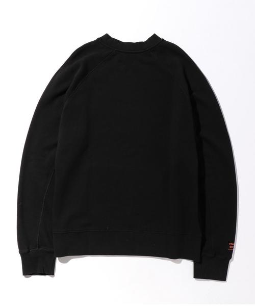 OLAF HUSSEIN（オラフハンセン）の「＜OLAF HUSSEIN＞ C/N SWEAT L/S/スウェット（スウェット・メンズ・ブラック/オレンジ・LARGE/MEDIUM）」の3枚目の写真