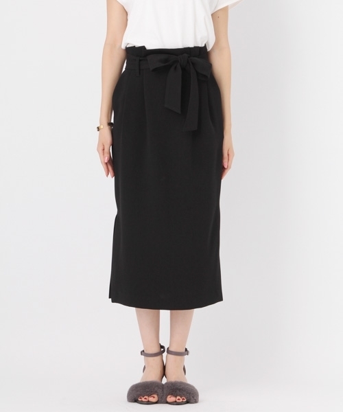 Andemiu（アンデミュウ）の「サイドスリットストレートスカート768099（スカート・レディース・ブラック/ブラウン/レッド/キャメル・MEDIUM/SMALL）」の14枚目の写真