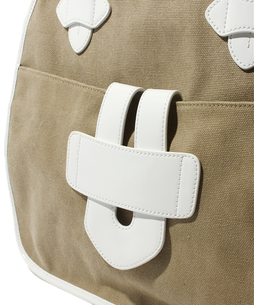 NANO universe（ナノユニバース）の「LBOD/Zelig Tote     Large Canvas（トートバッグ・レディース・ベージュ/ブラック・FREE）」の6枚目の写真